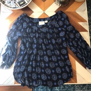 Maeve by Anthropologie printed shirt